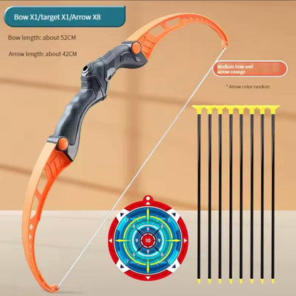 52cm Bow And Arrow Toy Set For Children Archery Practice Recurve Outdoor Sorts Shooting Toy with Target Boys Kids Gifts